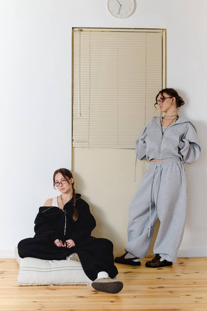 dozy set (zip hoodie+pants)