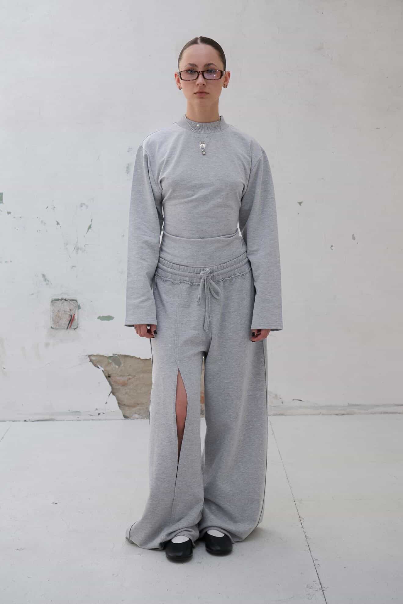 pants 'Emma' сірого кольору, повний зріст