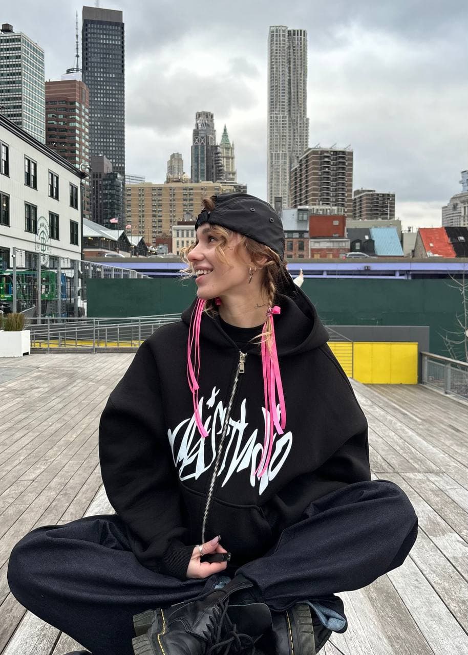 zip hoodie 'graffiti'